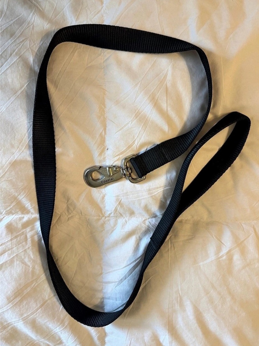 Coastal Pet Single-Ply Nylon Heavy Duty Dog Leash Black/ Silver